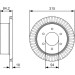 Bremsscheibe | MITSUBISHI | 0 986 479 C32 Bremsscheibe | MITSUBISHI | 0 986 479 C32