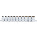 BGS Steckschlüssel-Einsatz-Satz, Zwölfkant | Antrieb Innenvierkant 12,5 mm (1/2"""") | SW 10 - 21 mm | 11-tlg | 9107 BGS Steckschlüssel-Einsatz-Satz, Zwölfkant | Antrieb Innenvierkant 12,5 mm (1/2"""") | SW 10 - 21 mm | 11-tlg | 9107