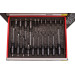 Rooks Roter Werkzeugwagen mit seitlichem Schrank, 235 Teile Rooks Roter Werkzeugwagen mit seitlichem Schrank, 235 Teile