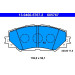 Bremsbelagsatz Toyota P. Auris/Corolla/Verso/Yaris 07 | 13.0460-5767.2 Bremsbelagsatz Toyota P. Auris/Corolla/Verso/Yaris 07 | 13.0460-5767.2