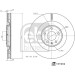 FEBI BILSTEIN Bremsscheibe | 171510 FEBI BILSTEIN Bremsscheibe | 171510