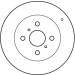 Bremsscheibe Toyota P. Yaris | DF4163 Bremsscheibe Toyota P. Yaris | DF4163
