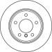 TRW Bremsscheibe | DF6106