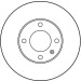 Bremsscheibe Vw P. 10Mm Golf | DF1518 Bremsscheibe Vw P. 10Mm Golf | DF1518