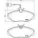BREMBO Bremsklötze VA | CITROEN,FIAT,PEUGEOT | P 23 083 BREMBO Bremsklötze VA | CITROEN,FIAT,PEUGEOT | P 23 083