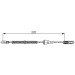 Handbremsseil | OPEL Vectra B 95-04 | 1987482887 Handbremsseil | OPEL Vectra B 95-04 | 1987482887