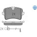 Bremsbelagsatz Vw T. A4/A5/Q5 07- Mit Sensor | 025 246 0617/W Bremsbelagsatz Vw T. A4/A5/Q5 07- Mit Sensor | 025 246 0617/W