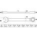 BGS Ratschenring-Maulschlüssel | SW 19 mm | 6519 BGS Ratschenring-Maulschlüssel | SW 19 mm | 6519
