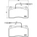 BREMBO Bremsklötze VA | PEUGEOT,FIAT,CITR,LANCIA 00 | P 23 082 BREMBO Bremsklötze VA | PEUGEOT,FIAT,CITR,LANCIA 00 | P 23 082