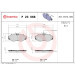 BREMBO Bremsklötze VA | CITROEN Jumper PEUGEOT Boxer 94-05 | P 23 068 BREMBO Bremsklötze VA | CITROEN Jumper PEUGEOT Boxer 94-05 | P 23 068