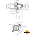 Thermostat, Kühlmittel | 725035 Thermostat, Kühlmittel | 725035