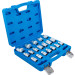 BGS Steckschlüssel-Einsatz-Satz, Sechskant | Antrieb Innenvierkant 12,5 mm (1/2"""") | SW 8 - 32 mm | 19-tlg | 9131 BGS Steckschlüssel-Einsatz-Satz, Sechskant | Antrieb Innenvierkant 12,5 mm (1/2"""") | SW 8 - 32 mm | 19-tlg | 9131