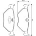 Bremsklötze | SAAB,ROVER,MG | 0 986 424 667 Bremsklötze | SAAB,ROVER,MG | 0 986 424 667