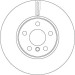 11 481 125 Bremsscheibe VA BMW 2er, X1 13 TRW SINGLE DF6747S