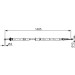 Handbremsseil li | FIAT Panda 4x4 04 | 1987477971 Handbremsseil li | FIAT Panda 4x4 04 | 1987477971