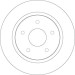 Bremsscheibe Chrysler T. Voyager 08 | DF6325 Bremsscheibe Chrysler T. Voyager 08 | DF6325