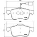 BREMBO Bremsklötze VA | ALFA Giulietta,DODGE Dart 10 | P 23 132 BREMBO Bremsklötze VA | ALFA Giulietta,DODGE Dart 10 | P 23 132