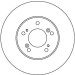 Bremsscheibe Honda P. Prelude | DF4028