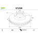VALEO Bremsscheibe 672506 COATED