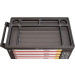 Rooks Roter Werkzeugwagen mit seitlichem Schrank, 235 Teile Rooks Roter Werkzeugwagen mit seitlichem Schrank, 235 Teile