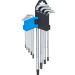 BGS Winkelschlüssel-Satz | extra lang | T-Profil (für Torx) mit Bohrung T10 - T50 | 9-tlg | 794