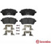 BREMBO Bremsklötze VA | FORD Fiesta 08 | P 24 072