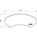 BREMBO Bremsklötze VA | MITSUBISHI Pajero 99 | P 54 029 BREMBO Bremsklötze VA | MITSUBISHI Pajero 99 | P 54 029