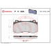 BREMBO Bremsklötze VA | CHRYSLER 300 JEEP Grand Cherokee 04-11 | P 11 023 BREMBO Bremsklötze VA | CHRYSLER 300 JEEP Grand Cherokee 04-11 | P 11 023