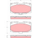 Bremsbelagsatz Subaru P. Impreza 00-/300Zx | GDB3307 Bremsbelagsatz Subaru P. Impreza 00-/300Zx | GDB3307