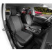 Autositzbezug Pineto | 2 VS 2 tlg /2 NS, schwarz-grau | 12437