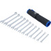 BGS Maul-Ringschlüssel-Satz | SW 8 - 19 mm | 12-tlg | 71021 BGS Maul-Ringschlüssel-Satz | SW 8 - 19 mm | 12-tlg | 71021