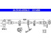 ATE Bremsschlauch | 24.5143-0534.3 ATE Bremsschlauch | 24.5143-0534.3