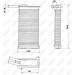 Wärmetauscher, Innenraumheizung | 58608 Wärmetauscher, Innenraumheizung | 58608