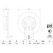 Bremsscheibe HA | BMW E36,E46 90 | 0 986 478 561