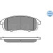 Bremsbelagsatz Fiat P. Sedici/Suzuki Sx4 06- Mit Sensor | 025 242 8016/W Bremsbelagsatz Fiat P. Sedici/Suzuki Sx4 06- Mit Sensor | 025 242 8016/W