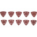 BGS Schleifblatt-Satz für Dreieckschleifer | 95 x 95 mm | K 40 - 180 | 50-tlg | 80815 BGS Schleifblatt-Satz für Dreieckschleifer | 95 x 95 mm | K 40 - 180 | 50-tlg | 80815