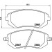 BREMBO Bremsklötze VA | SUBARU BRZ, Impreza, XV 02 | P 78 013 BREMBO Bremsklötze VA | SUBARU BRZ, Impreza, XV 02 | P 78 013