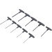 BGS Schraubendreher-Satz mit T-Griff | Zollmaße | Innensechskant 3/32"""" - 3/8"""" | 10-tlg | 7099 BGS Schraubendreher-Satz mit T-Griff | Zollmaße | Innensechskant 3/32"""" - 3/8"""" | 10-tlg | 7099