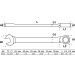 BGS Ratschenring-Maulschlüssel | abwinkelbar | SW 11 mm | 6711 BGS Ratschenring-Maulschlüssel | abwinkelbar | SW 11 mm | 6711