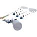 BGS Druckluft-Farbsprühpistole | mit 3 Sprühdüsen | 1,2 - 1,7 - 2,0 mm | 70048 BGS Druckluft-Farbsprühpistole | mit 3 Sprühdüsen | 1,2 - 1,7 - 2,0 mm | 70048