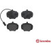 BREMBO Bremsklötze HA | LAND ROVER | P 44 003 BREMBO Bremsklötze HA | LAND ROVER | P 44 003