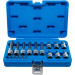 BGS Bit-Einsatz-Satz | Antrieb Innenvierkant 6,3 mm (1/4"""") / 12,5 mm (1/2"""") | T-Profil (für Torx) mit Bohrung | 18-tlg | 5174 BGS Bit-Einsatz-Satz | Antrieb Innenvierkant 6,3 mm (1/4"""") / 12,5 mm (1/2"""") | T-Profil (für Torx) mit Bohrung | 18-tlg | 5174