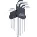 BGS Winkelschlüssel-Satz | Innensechskant/Innensechskant mit Kugelkopf 1,5 - 10 mm | 9-tlg | 815 BGS Winkelschlüssel-Satz | Innensechskant/Innensechskant mit Kugelkopf 1,5 - 10 mm | 9-tlg | 815