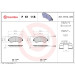 BREMBO Bremsklötze VA | CITROEN,FIAT,PEUGEOT 06 | P 61 118 BREMBO Bremsklötze VA | CITROEN,FIAT,PEUGEOT 06 | P 61 118