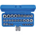 BGS Steckschlüssel-Einsatz-Satz E-Profil | Antrieb Innenvierkant 6,3 mm 1/4"""" / 12,5 mm (1/2"""") | SW E4 - E24 | 28-tlg | 70099 BGS Steckschlüssel-Einsatz-Satz E-Profil | Antrieb Innenvierkant 6,3 mm 1/4"""" / 12,5 mm (1/2"""") | SW E4 - E24 | 28-tlg | 70099