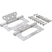 BGS Scharnier-Satz | Edelstahl | für platzsparenden Einbau | 100 x 50 mm | 2-tlg | 80909 BGS Scharnier-Satz | Edelstahl | für platzsparenden Einbau | 100 x 50 mm | 2-tlg | 80909