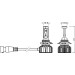 OSRAM NIGHT BREAKER LED SMART H10 | zugelassene LED-Nebelscheinwerferlampen OSRAM NIGHT BREAKER LED SMART H10 | zugelassene LED-Nebelscheinwerferlampen