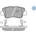 Bremsbelagsatz Kia T. Soul 09-/Sonata 05- Mit Sensor | 025 249 3415/W