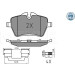 Bremsbelagsatz, Scheibenbremse | 025 239 8418/PD Bremsbelagsatz, Scheibenbremse | 025 239 8418/PD