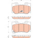 Bremsklötze HA | INFINITY G 08 | GDB3515 Bremsklötze HA | INFINITY G 08 | GDB3515